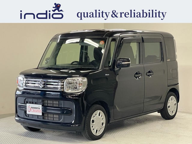 スペーシア ハイブリッド(HYBRID)  X 禁煙車・社外ナビ(CN-E330D)・デュアルカメ