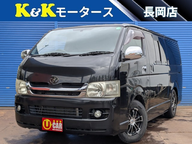 ハイエースバン3.0 スーパーGL ロング ディーゼル 4WDディーゼルターボ Tベルト交換済み ナビ