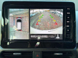 バック時に自車の真後ろの映像&上から見下ろした映像を映してくれますのでラクラク駐車が可能です(^_^)-☆
