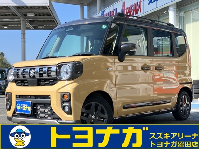 スペーシアギアハイブリッド(HYBRID) XZターボ 4WDスズキセーフティサポート 純正9型ナビ フ