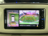 駐車が苦手な方も全方位モニターがあれば安心です♪車を上から見下ろしたような映像で、駐車がしやすくなります。