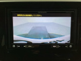 ギヤをR(バック)に入れるとナビの画面に後ろの映像が映るリアカメラ付です。後退時、コンディションが悪い視界でもカラーバックモニターがドライバーをサポートします。