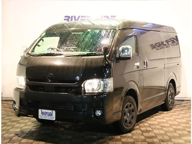 ハイエースバン2.7 スーパーGL ワイド ロング ミドルルーフ 4WDアルパイン11型フローティングナビ フリッ