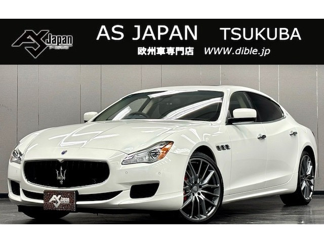 クアトロポルテS右H 茶革 SR ナビTV OP21インチAW 赤