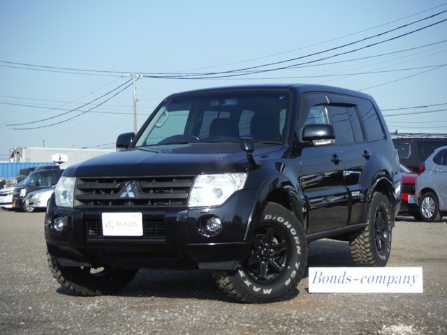 パジェロ3.0 ロング エクシード 4WD社外アルミホイール・社外マフラー