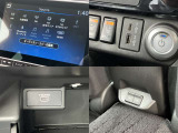 AppleCarPlay・AndroidAutoも使える便利なナビゲーションシステムです。HDMI接続・USB接続に対応。後席にもUSB電源ポートを装備しています。