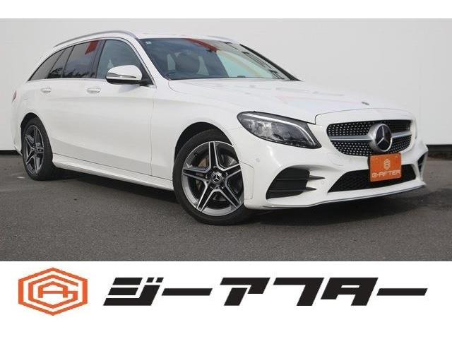CクラスワゴンC220d アバンギャルド AMGライン禁煙車 黒革シート 純正ナビ