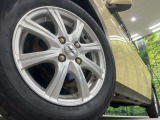 【14インチアルミホイール】外観にマッチしたアルミホイールを装着しております。各種アルミホイールや、スタッドレスタイヤも取扱いしております。是非ご相談ください♪
