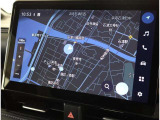 純正ナビを装備。タッチパネル式で使いやすく、お出かけもラクラクです。