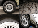 タイヤはDEANカリフォルニアAW&times;BFGoodrich ATタイヤ(235/85/16)となります。