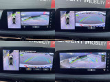 空から車を見たような「アラウンドビューモニター」!車の周りが一目で確認できるので、小さなお子様や障害物があっても安心して乗ることができます♪
