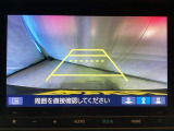 バックでの車庫入れも安心です! リアカメラが付いているバックモニター付のナビを装備しております。操作線もついており距離感も画面から確認できます。
