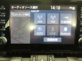 嬉しい装備です♪フルセグTV・DVD再生・Bluetoothオーディオに対応しています!!