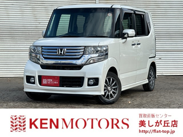 N-BOXカスタムG Lパッケージ 4WD社外ナビ 左側電動スライドドア