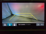 バックでの車庫入れも安心です! リアカメラが付いているバックモニター付のナビを装備しております。操作線もついており距離感も画面から確認できます。