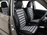 新品チェック柄シートカバー装着済み!
