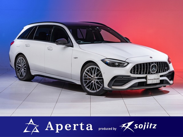 CクラスワゴンAMG C43 4マチック (BSG搭載モデル) 4WD保証付 禁煙ワンオーナー車