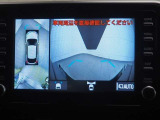 パノラミックビューモニターフロントカメラモード!