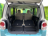 普段のお買い物や通勤、送迎等に十分な荷室スペースを確保しております。セカンドシートを倒すと、大きな荷物の積載も可能です♪