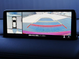 360&deg;ビューモニターを搭載しています。コーナーセンサーと合せてお使いいただくことで、安全、安心にお車の取り回しを行っていただけます。