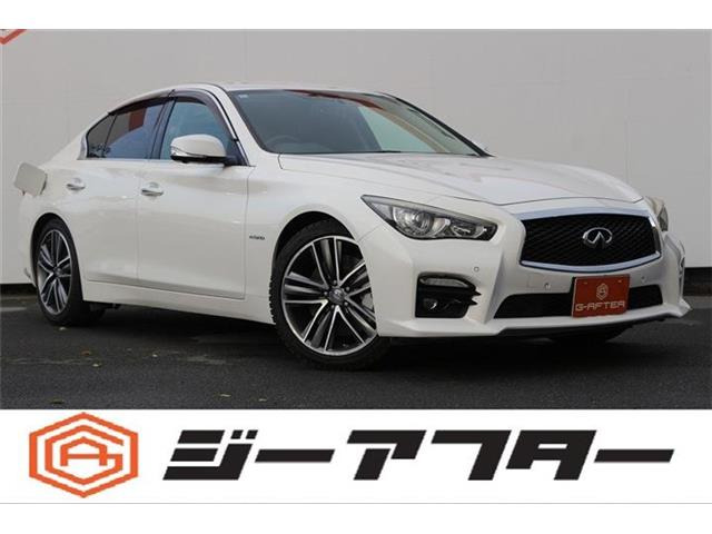 スカイライン3.5 350GT ハイブリッド タイプSP禁煙車 本革シート ツインディスプレイ