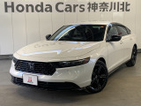 ホンダスポーティーセンダン。人気のプラチナパールがキレイですね。ホンダセンシング360の安心感と2モーターEHEVシステムの走行性能が快感です