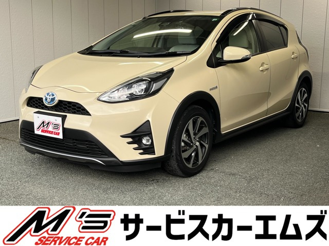 アクア1.5 クロスオーバー前後ドラレコ 純正ナビ フルセグTV ETC