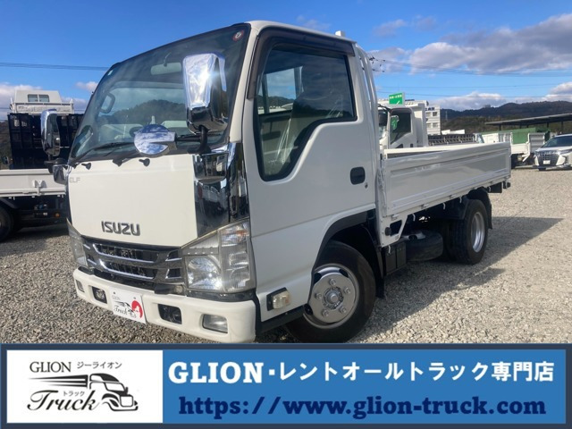 エルフ  2t積・平ボディ・5MT・全低床