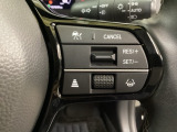ハンドルにHondaセンシング系のクルーズコントロールやレーンキープアシストなどのスイッチが装備されています。ハンドルから手を離さず安全に操作できます。