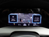 デジタルメータークラスター【Digital Cockpit Pro】付き車両。メーター内にナビゲーションが表示されます。
