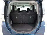 広々としたラゲージスペースを備えています。大きなものや長さのある荷物もしっかりと積み込めます。