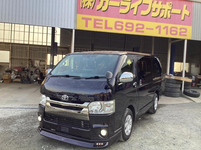 ハイエースバン3.0 スーパーGL ダークプライム ロング ディーゼル4型 アルパインBIGXフローティングナビ