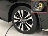 タイヤサイズは235/50R18!純正アルミホイール!納車前の点検時にタイヤ交換させていただきます!スペアタイヤついています!