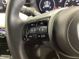 ステアリングにオーディオ操作スイッチが付いています。オーディオ画面に直接タッチしなくても操作が出来ますので、運転に集中できます。