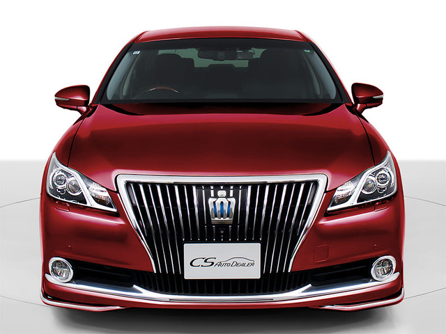 クラウンマジェスタ3.5 Fバージョン後期 黒本革 カールソンAW フルエアロ