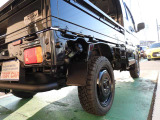 チョイ上げ☆14アルミ☆ATタイヤ☆5MT☆4WD☆デフロック☆FRバンパーガード☆漢のオールブラック特別仕様車☆