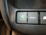 エコモードスイッチで省エネ運転もできます。