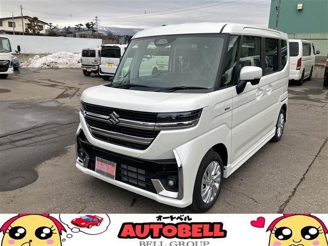 スペーシアカスタムハイブリッド(HYBRID)  GS 4WD届出済未使用車 スズキセーフティS