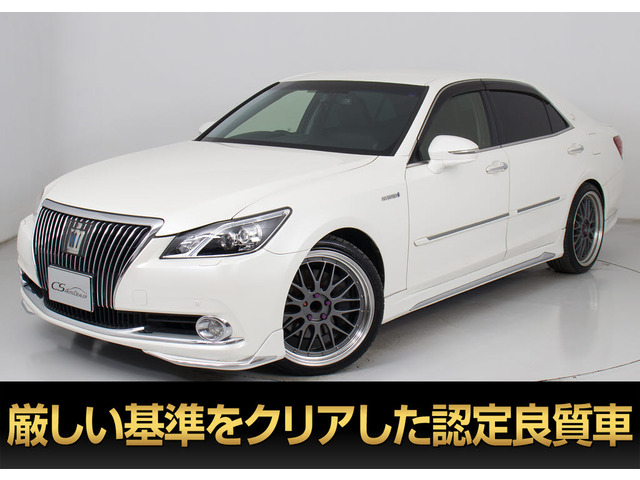 クラウンマジェスタ3.5 Fバージョン禁煙車 黒革エアロ 20AW Pサウンド