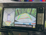 【パノラマモニター】専用のカメラにより、上から見下ろしたような視点で360度クルマの周囲を確認することができます☆縦列駐車や幅寄せ時に活躍してくれます♪
