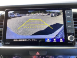 バックモニター付きで、車庫入れやバック時の後方確認をサポート。