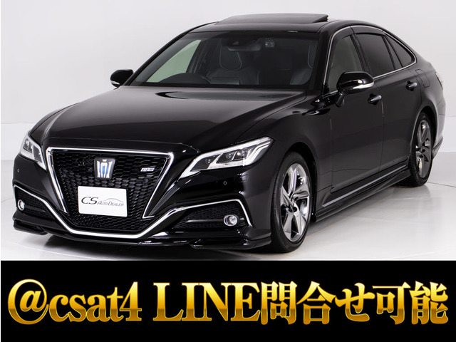 クラウンハイブリッド 2.5 RS アドバンスサンルーフ セーフティセンス黒本革