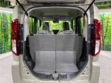 普段のお買い物や通勤、送迎等に十分な荷室スペースを確保しております。セカンドシートを倒すと、大きな荷物の積載も可能です♪