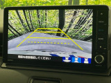 【バックカメラ】駐車時に後方がリアルタイム映像で確認できます。大型商業施設や立体駐車場での駐車時や、夜間のバック時に大活躍!運転スキルに関わらず、今や必須となった装備のひとつです!