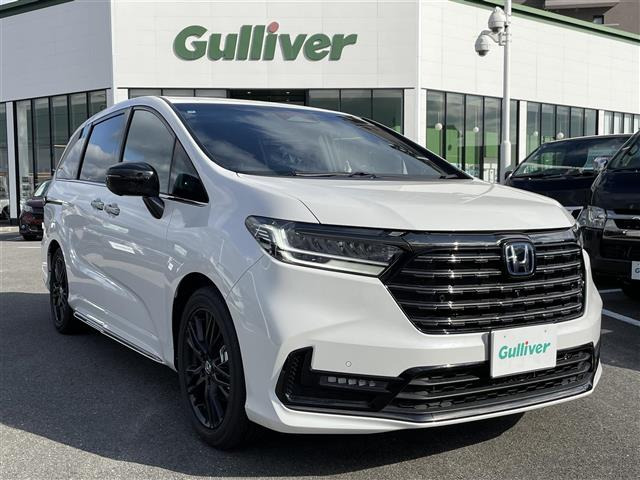 オデッセイ2.0 e:HEV アブソルート EX ブラックエディション本革シート 修復歴無し