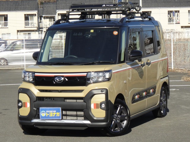 タント ファンクロス ターボ 4WD 純正10インチDAナビ フルセグTV