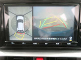全方位カメラ付きで車庫入れもらくらくです。