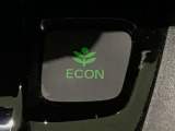 ★ECONスイッチ★ エコドライブを加速しよう!スイッチをONにすると、運転の仕方によるロスを抑え込み燃費をよくするようクルマが頑張ります(*^ー^*)燃費向上にチャレンジ♪