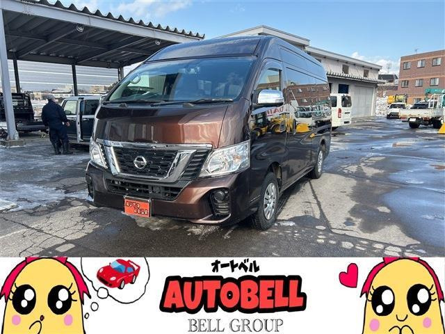 NV350キャラバン2.5 DX スーパーロング ワイド ハイルーフ ディーゼル 4WD全国1年保証付 社外ナビ