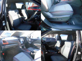 シートはオレンジステッチ入りブラックハーフレザーシート!!フロントシートはホールド感がありロングドライブでも疲れにくい設計です!!前席は両席共にパワーシートなのでお好きなポジションに設定可能です!!!
